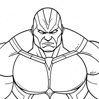 Page A Colorier De Darkseid Menacant 74176-61202