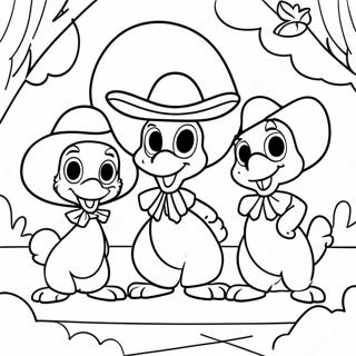 Page A Colorier Des Trois Caballeros 74195-61214