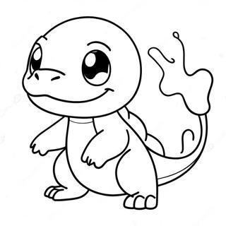 Page A Colorier De Charmander Evoluant En Charmeleon 74296-61305