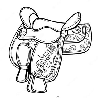 Page A Colorier De Selle De Cheval 74305-61302