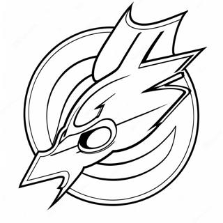 Page A Colorier Du Logo De Tampa Bay Lightning 74315-61310