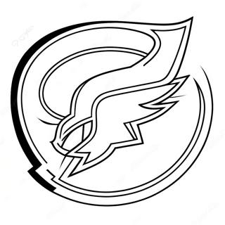 Page A Colorier Du Logo De Tampa Bay Lightning 74315-61311