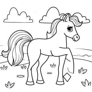 Vie De Poney Pages À Colorier