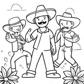 Page A Colorier Celebration De Cinco De Mayo 74405-61387