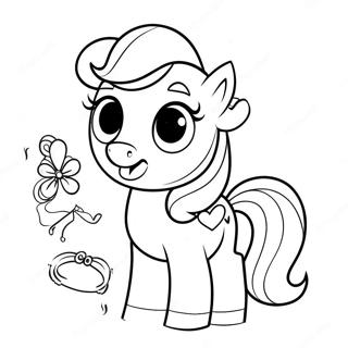 Mon Petit Poney Sweetie Belle Pages À Colorier