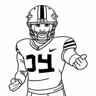 Ezekiel Elliott Pages À Colorier