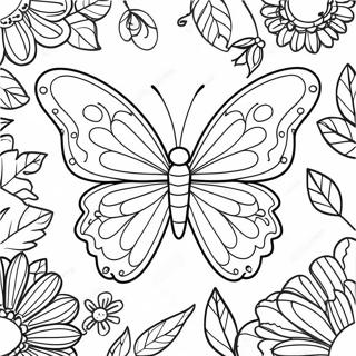 Page A Colorier De Papillon 74535-61491