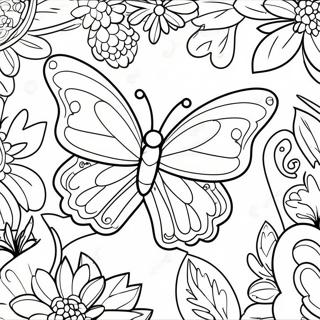 Page A Colorier De Papillon 74535-61492