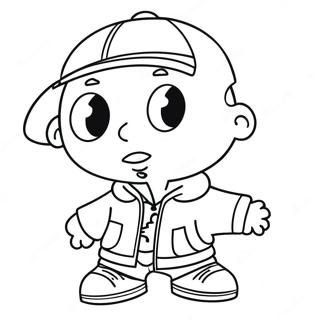 Gangsta Stewie Pages À Colorier