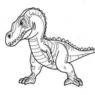 Indominus Rex Pages À Colorier