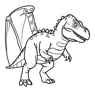 Page A Colorier Indominus Rex 7564-6147