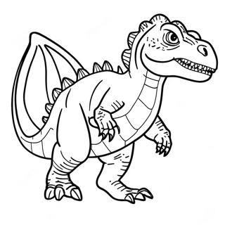 Page A Colorier Indominus Rex 7564-6148