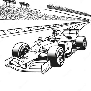 Amusement De Course F1 Pages À Colorier