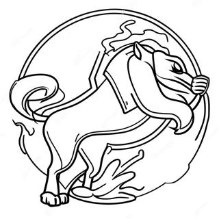 Page A Colorier Du Logo Des Detroit Lions 7644-6210