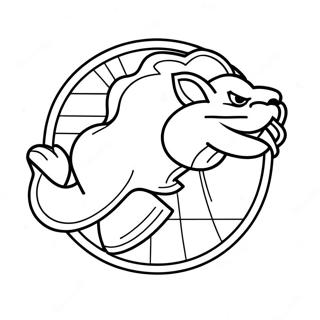 Page A Colorier Du Logo Des Detroit Lions 7644-6211