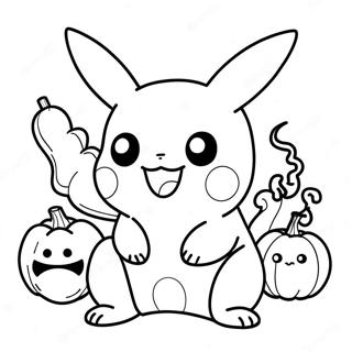 Page A Colorier Pokemon Halloween 7694-6252