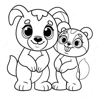 Page A Colorier Gabby Et Pandy Paws 7725-6278