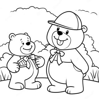 Page A Colorier Des Ours Berenstain 7734-6284