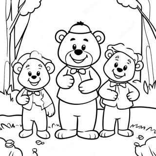 Page A Colorier Aventure Familiale Des Ours Berenstain 7735-6285