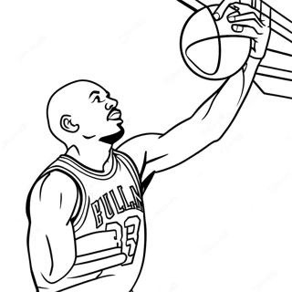 Page A Colorier De Michael Jordan 7744-6291