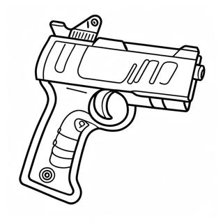 Page A Colorier De Pistolet Nerf 7774-6315