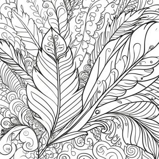 Page A Colorier Motifs De Plumes Colorees 7865-6391