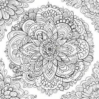 Page A Colorier Motifs De Mandala Intriques 7895-6413