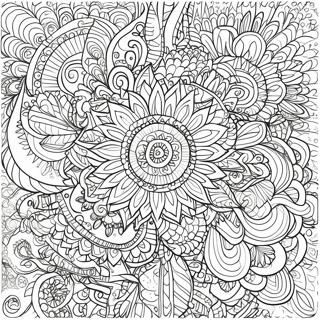 Page A Colorier Motifs De Mandala Intriques 7895-6414