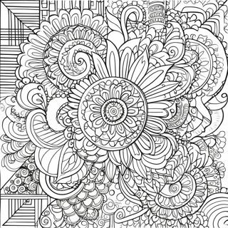 Page A Colorier Motifs De Mandala Intriques 7895-6416