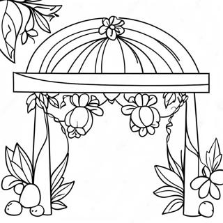 Page A Colorier Decorations De Souccot Colorees 7915-6432