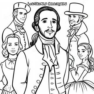 Page A Colorier Personnages Du Musical Hamilton 7925-6437