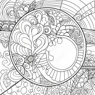 Cercle Pages À Colorier