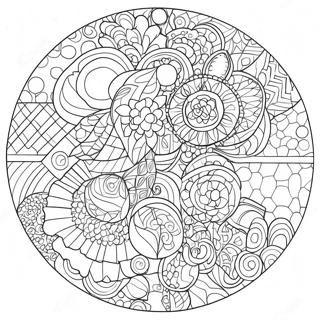 Page A Colorier Cercle Geometrique Amusant 7945-6456