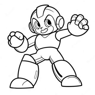 Page A Colorier Megaman En Action 8035-6526