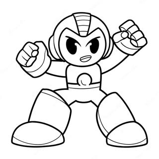 Page A Colorier Megaman En Action 8035-6527