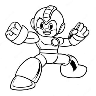 Page A Colorier Megaman En Action 8035-6528