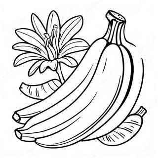 Banane Pages À Colorier