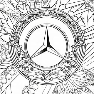 Mercedes Pages À Colorier