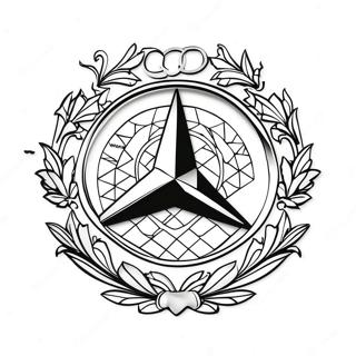 Page A Colorier Du Logo Mercedes 8094-6570