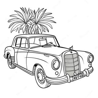 Page A Colorier De La Voiture Classique Mercedes 8095-6573