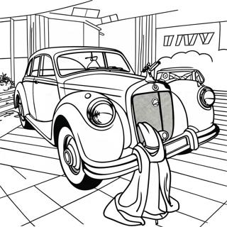 Page A Colorier De La Voiture Classique Mercedes 8095-6574