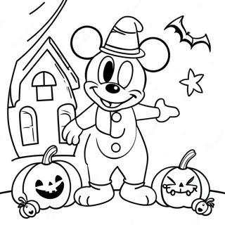 Grand Disney Halloween Pages À Colorier