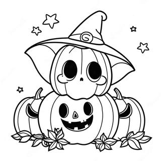 Grande Page A Colorier Halloween Disney 8134-6603