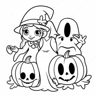 Page A Colorier Halloween Des Personnages Disney Effrayants 8135-6606