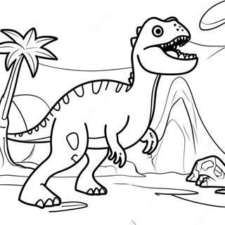 Page A Colorier De Jurassic Park 8175-6628