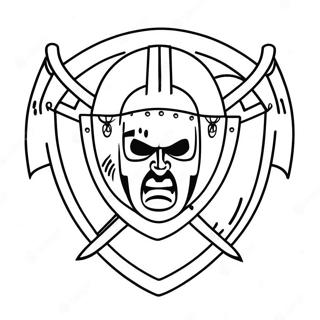 Page A Colorier Du Logo Des Raiders 8225-6668