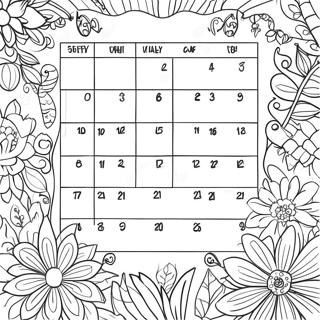 Page A Colorier Du Calendrier 8235-6674