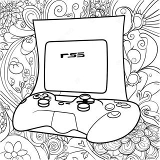 Page A Colorier De La Console Ps5 8285-6714