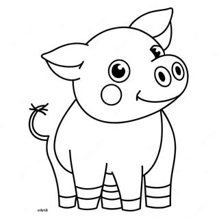 Page A Colorier De Cochon 8295-6723