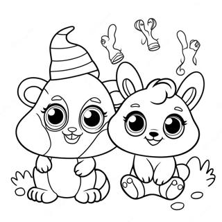 Page A Colorier Des Amis Beanie Boo Mignons 8306-6733